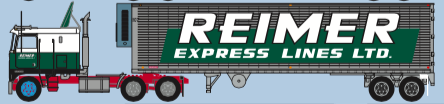 Trainworx N Kenworth K100/40' trailer set Reimer Express Lines